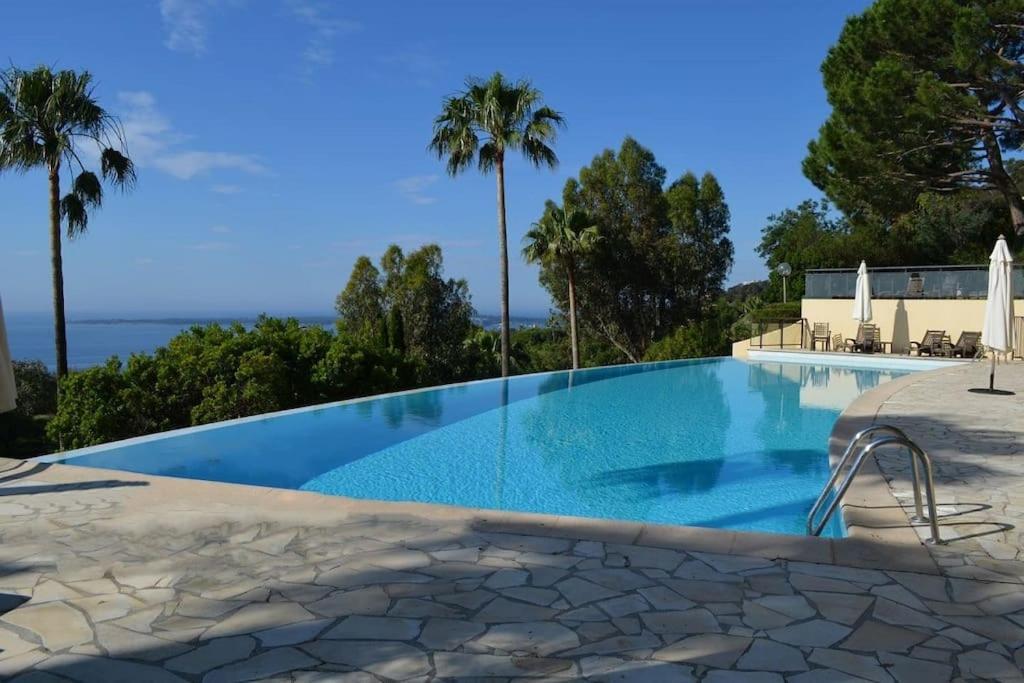 Vue Piscine A Debordement Vallauris